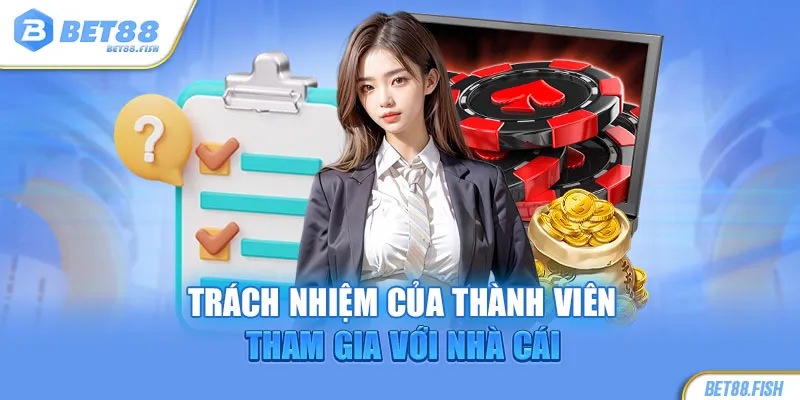 Trách nhiệm của thành viên tham gia với nhà cái